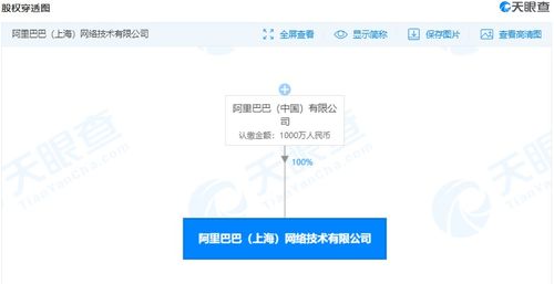 阿里巴巴網(wǎng)絡(luò)技術(shù)公司在上海成立，注冊(cè)資本1000萬人民幣